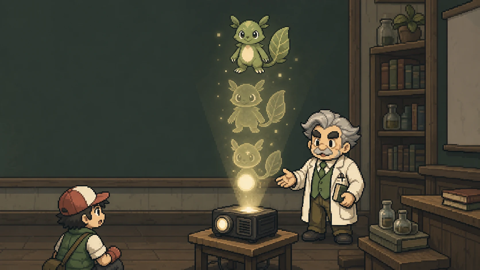 Une idée prend forme et se matérialise en petit compagnon devant le Professeur Chen